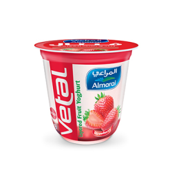 زبادي فيتال بطبقة الفراوله 140 جرام