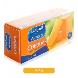 CHEDDAR BLOCK FULL FAT 454G