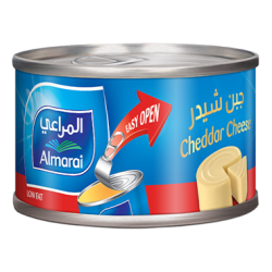 جبن علب 113 جرام شيدار  قليل الدسم