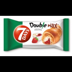 كرواسان الفراولة والفانليا بحشوة الفانيليا