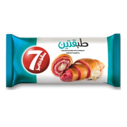 كرواسان الفراولة والفانليا بحشوة الفانيليا