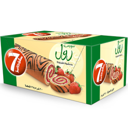 سويس رول فراوله 240 جرام  (20x12جرام)